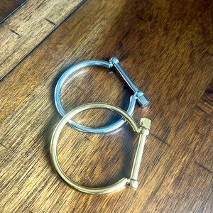 Silver & Gold Plated Unique Bangles ✨